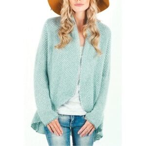 Wooden Ships • Teal & Grey Dylan Sweater Cardigan
